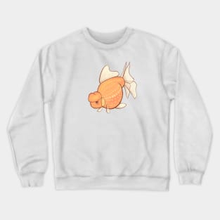 Cute pearlscale goldfish - chubby cute fish Crewneck Sweatshirt